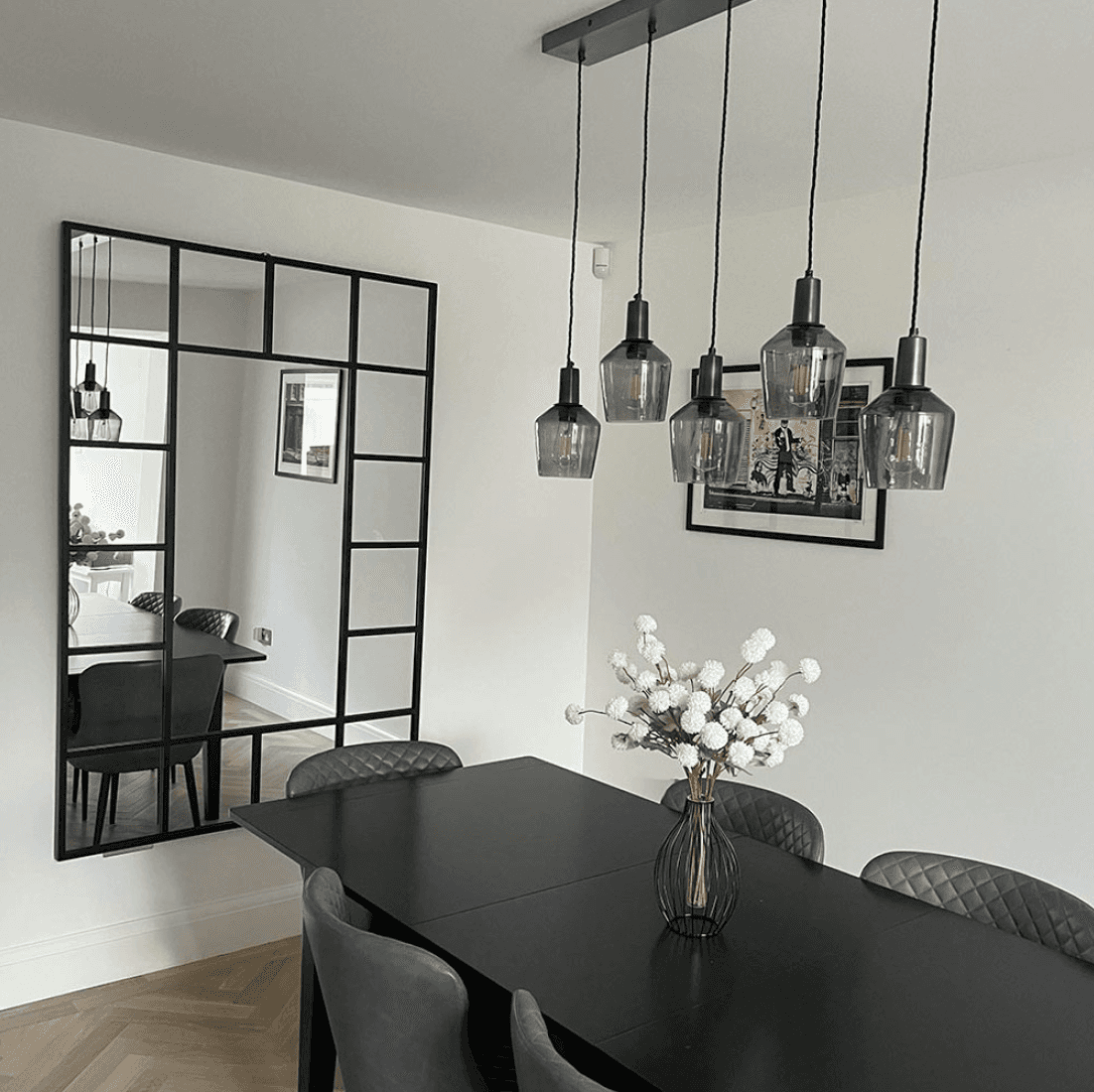 Large window design rectangular mirrors — 4