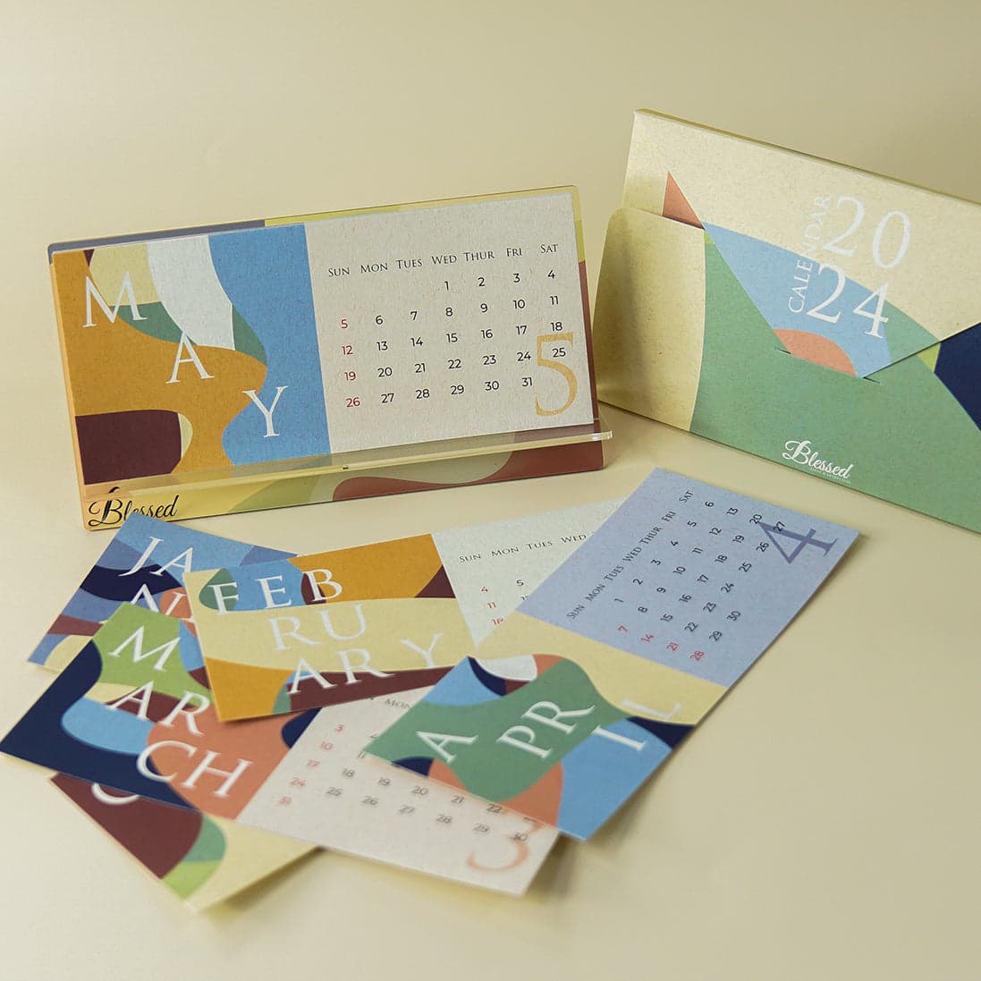 Colorful Calendar 2024 — 2